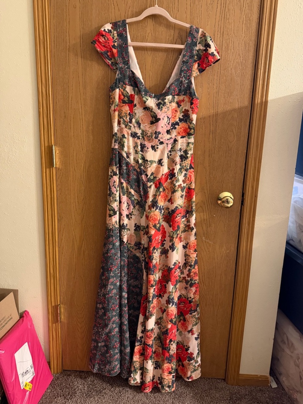 Free People La Fleur Floral Maxi Dress NWT Sz 10